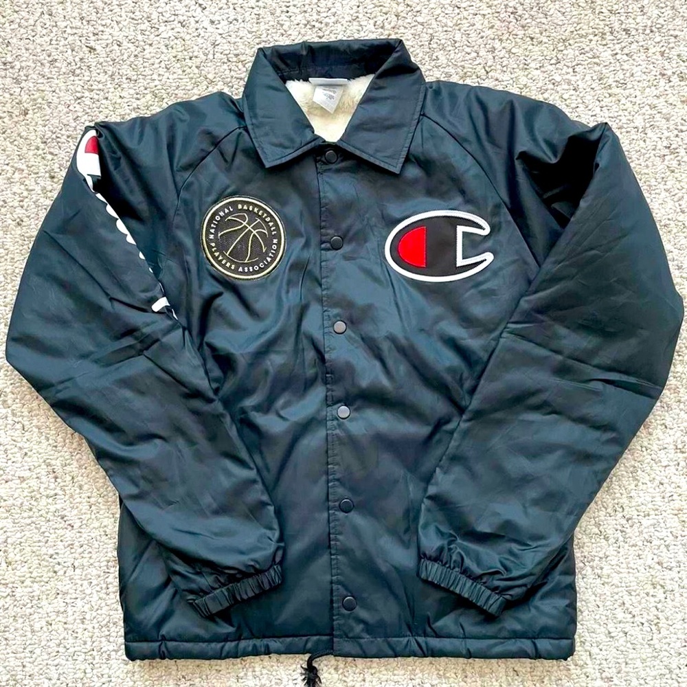 Champion sherpa jacket nbapa think 450 NBA